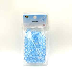 ACCESSOIRE PERLE BLEU TRANSPARENT (R17)