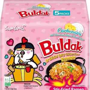 NOUILLE BULDAK POULET CARBONARA 8x5x130G