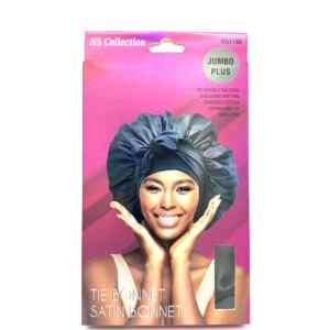 ACCESSOIRE BONNET JUMBO SATIN NOIR NS 1196 (PAR 6) SANA