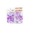 ACCESSOIRE PERLE NS34 TRANSPARENT POINTS VIOLET + VIOLET CREME