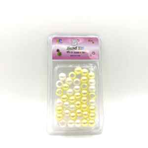 ACCESSOIRE PERLE BEAD KIT JAUNE + BLANC
