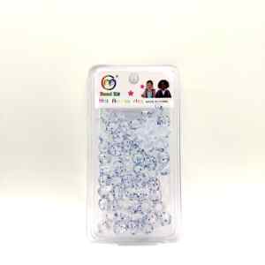 ACCESSOIRE PERLE BEAD KIT TRANSPARENT POINT BLEU