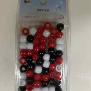 ACCESSOIRE PERLE BLANC/NOIR/ROUGE (R7)