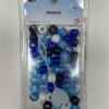 ACCESSOIRE PERLE TRANSPARENT + BLEU (R14)