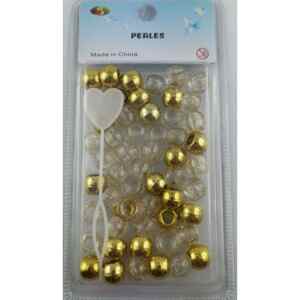 ACCESSOIRE PERLE ARGENTE + OR (P1)