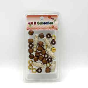 ACCESSOIRE PERLE EN BOIS + OR NS 66