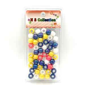 ACCESSOIRE PERLE N-71 BLEU+ROSE+JAUNE+BLANC