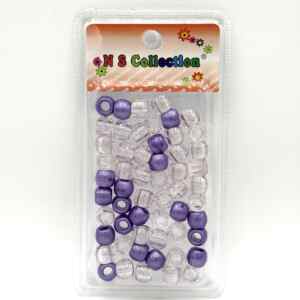 ACCESSOIRE PERLE N-504 VIOLET + TRANSPARENT POINT