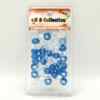ACCESSOIRE PERLE NS 143 DIAMENT BLEU + TRANSPARENT