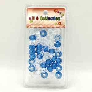 ACCESSOIRE PERLE NS 143 DIAMENT BLEU + TRANSPARENT