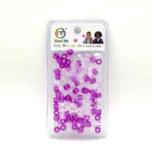 ACCESSOIRE PERLE BEAD KIT VIOLET TRANSPARENT + TRANSPARENT