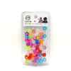 ACCESSOIRE PERLE BEAD KIT BLEU + VERT + VIOLET + ROUGE TRANSPARENT