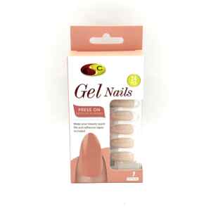 ACCESSOIRE FAUX ONGLES ROSE GEL NAILS PAR 24pcs (x12)