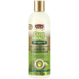 AFRICAN PRIDE OLIVE MIRACLE LEAVE IN CONDITIONER 12oz *