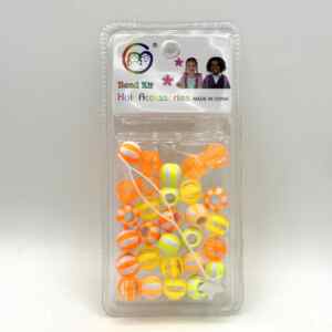 ACCESSOIRE PERLE BEAD KIT MELON JAUNE + ORANGE