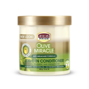 AFRICAN PRIDE OLIVE MIRACLE LEAVE IN CONDITIONER POT 15oz*